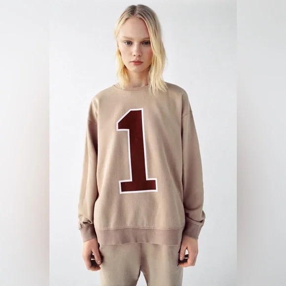 Zara Sweaters - Zara University Collection Sweatshirt- Size Medium